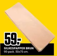 SILKESPAPPER BRUN
