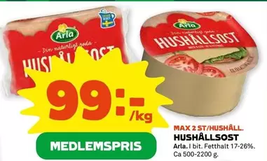 Arla - HUSHÅLLSOST