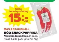 RÖD SNACKPAPRIKA