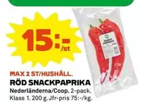 RÖD SNACKPAPRIKA