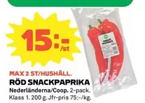 RÖD SNACKPAPRIKA