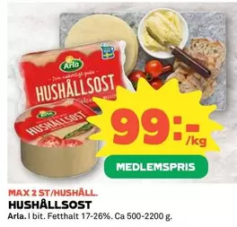 Arla - HUSHÅLLSOST