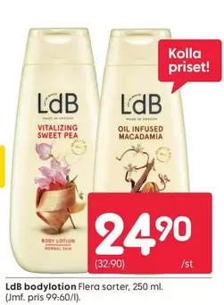 LdB - bodylotion Flera sorter