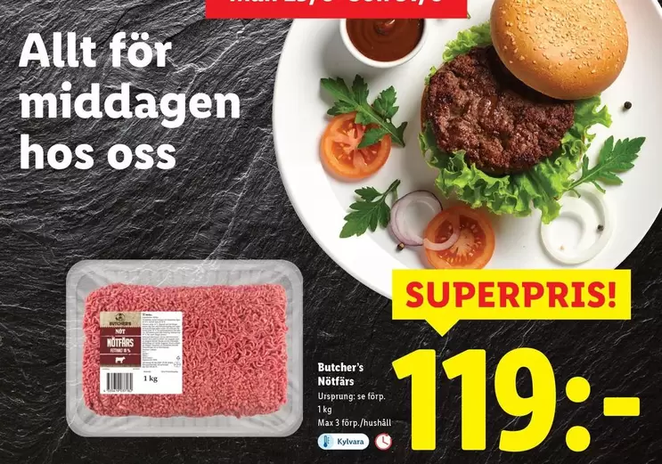 Nötfärs