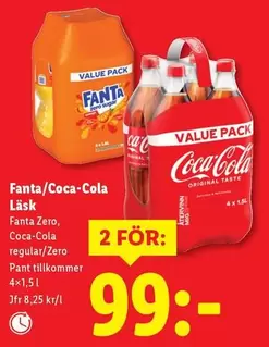 coca-cola - Fanta/Coca-Cola Läsk