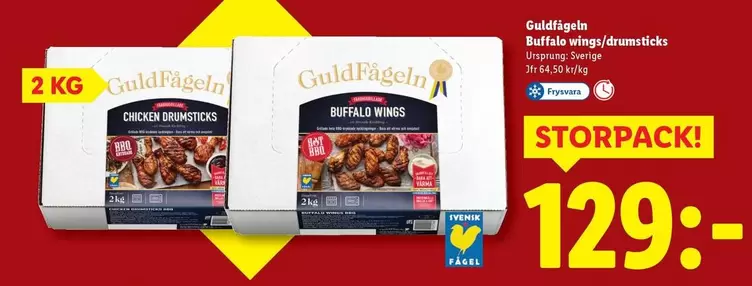 Guldfågeln - BUFFALO WINGS