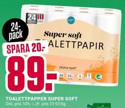 TOALETTPAPPER SUPER SOFT