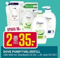 Dove - PUMPTVÅL/REFILL