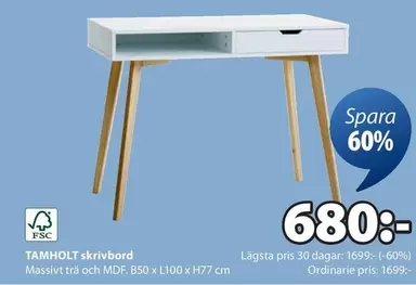 TAMHOLT skrivbord