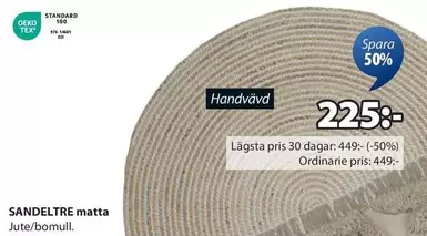 SANDELTRE matta