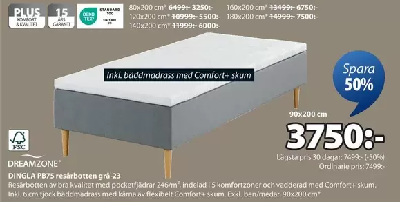Comfort - DINGLA PETS resårbotten grå 23