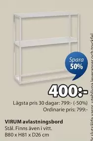 VIRUM avlastningsbord