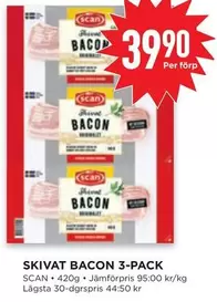 Scan - SKIVAT BACON 3-PACK
