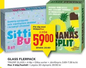 Triumf glass - GLASS FLERPACK