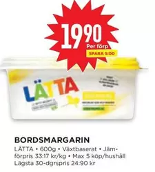 Lätta - BORDSMARGARIN
