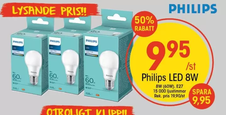 philips - LED 8W