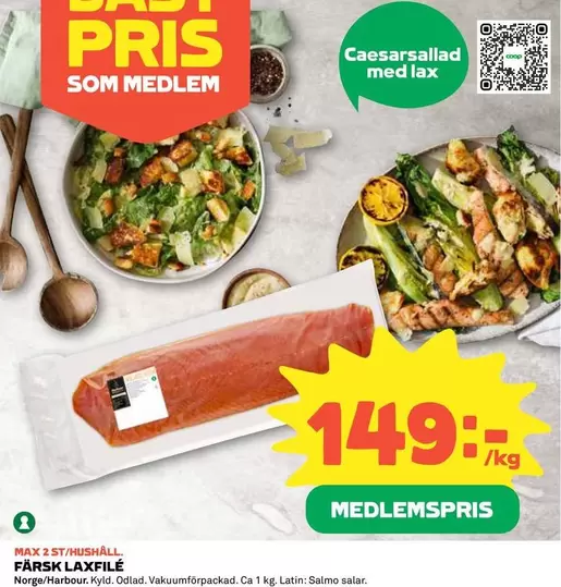 Coop - FÄRSK LAXFILE
