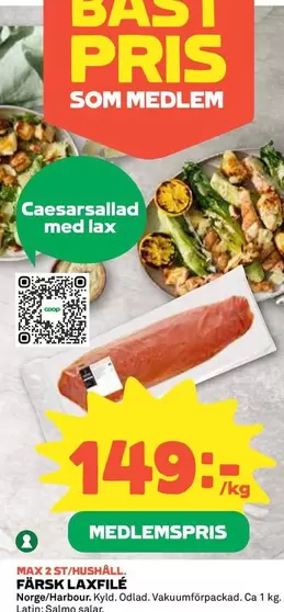 Coop - FÄRSK LAXFILE