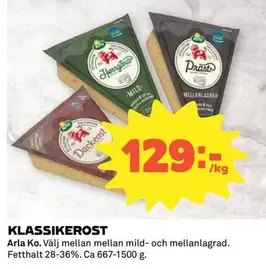 Arla - KLASSIKEROST