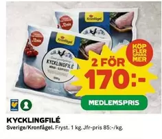 Kronfågel - KYCKLINGFILÉ