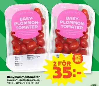 Coop - Babyplommontomater