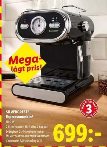 silvercrest - Espressomaskin
