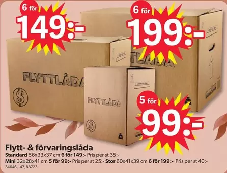 Flytt- & förvaringslåda