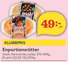Gooh - Enportionsrätter