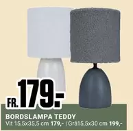 BORDSLAMPA TEDDY