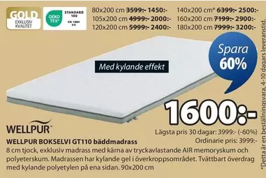 BOKSELVI GT110 bäddmadrass