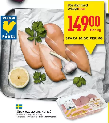 Garant - FÄRSK MAJSKYCKLINGFILE