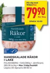 Falkenberg - HANDSKALADE RÄKOR