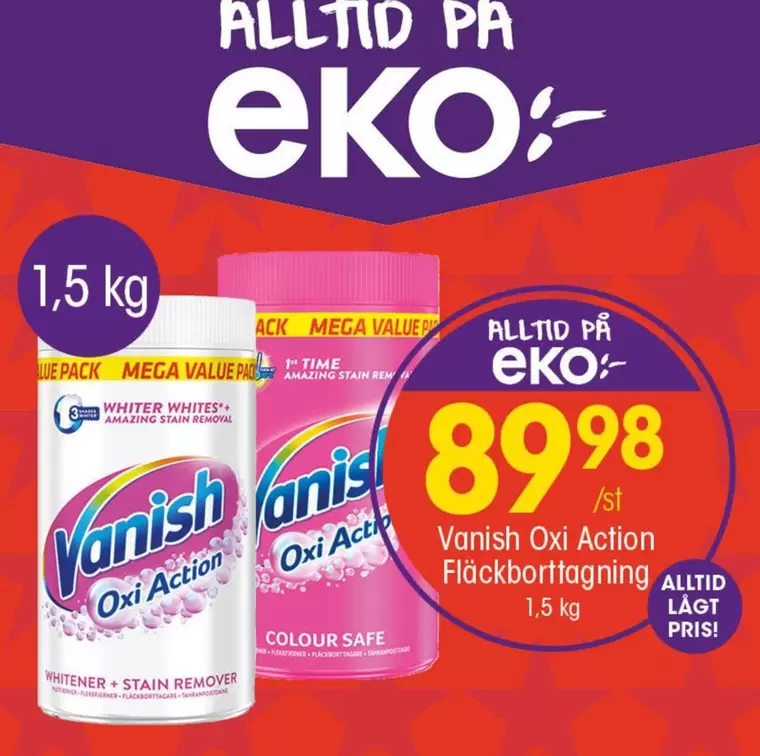 Vanish - Oxi Action Fläckborttagning