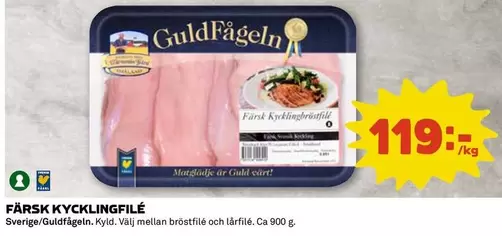 Guldfågeln - FÄRSK KYCKLINGFILÉ