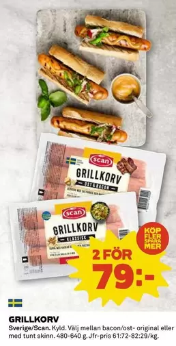 Scan - GRILLKORV