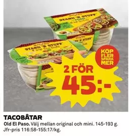 Mer - TACOBÅTAR