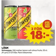 Schweppes - LÄSK