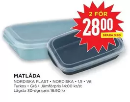Nordiska Plast - MATLÅDA