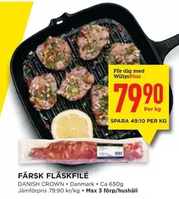Danish Crown - FÄRSK FLÄSKFILÉ