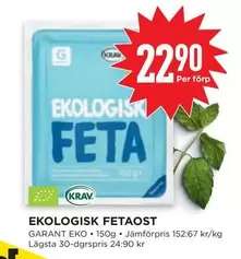 Garant - EKOLOGISK FETAOST