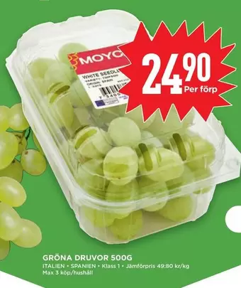 GRÖNA DRUVOR
