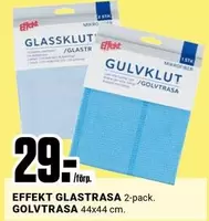 GLASTRASA 2-pack, GOLVTRASA