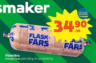 Fläskfärs