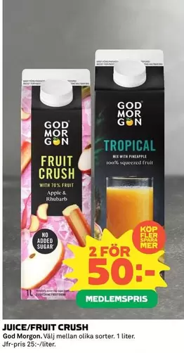 God Morgon - JUICE/FRUIT CRUSH
