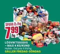 LÖSVIKTSGODIS