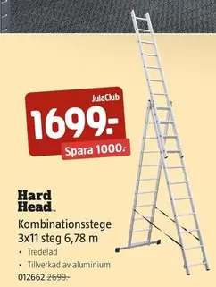 Kombinationsstege 3x11 steg 6,78 m