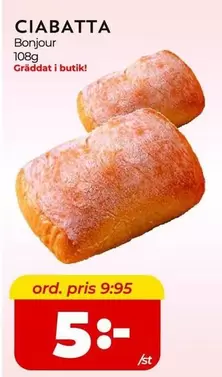 Bonjour - CIABATTA