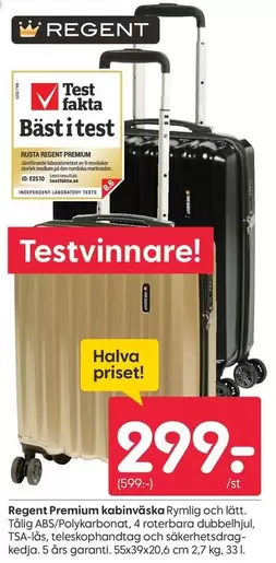 kabimväska Rymlig och lätt
