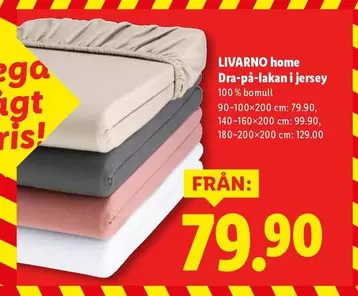 Dra-på-lakan i jersey