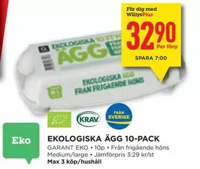 Garant - EKOLOGISKA ÄGG 10-PACK